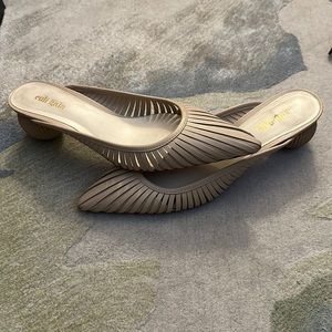 Cult Gaia 39.5 heeled mules leather